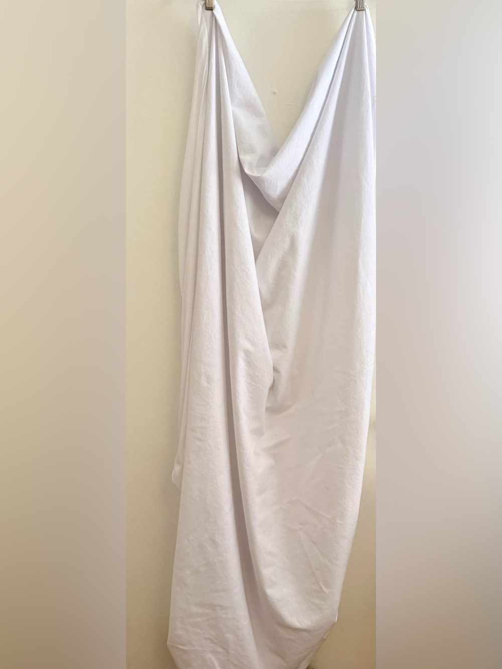 White Mattress protector - Soft Fitted size TWIN